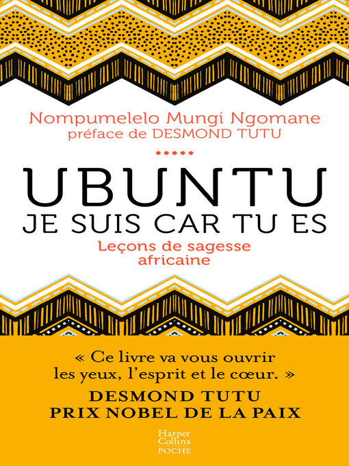 Cover image for Ubuntu--Leçons de sagesse africaine